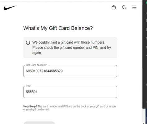 nike gift card not working reddit